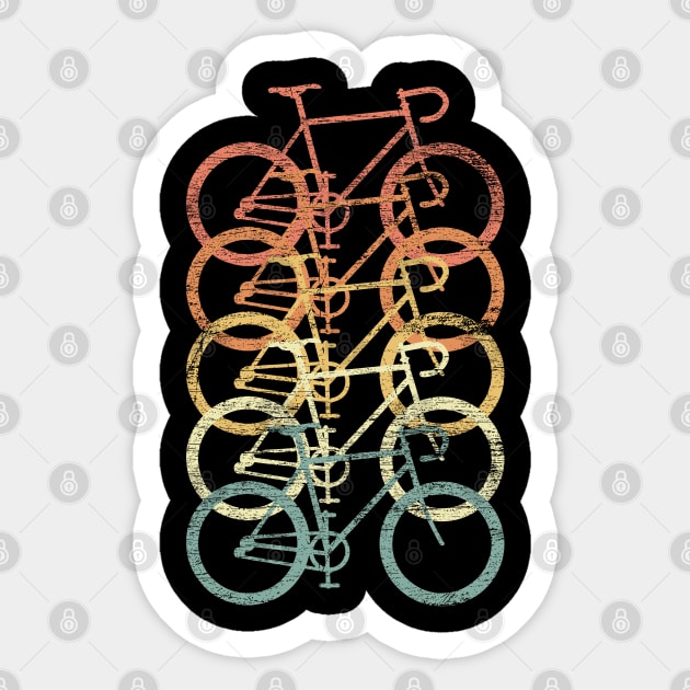 Bicycle Vintage Bike Sticker by Teeladen